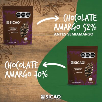 Chocolate amargo Sicao