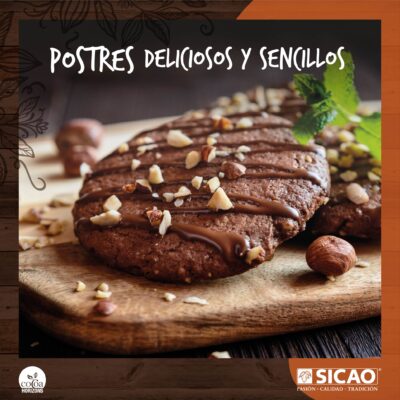 Postres deliciosos y sencillos_Galleta de chocolate Sicao_1