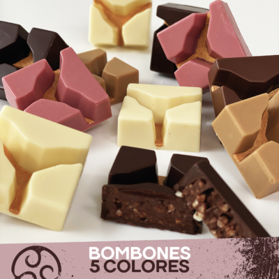 Bombones 5 colores Callebaut